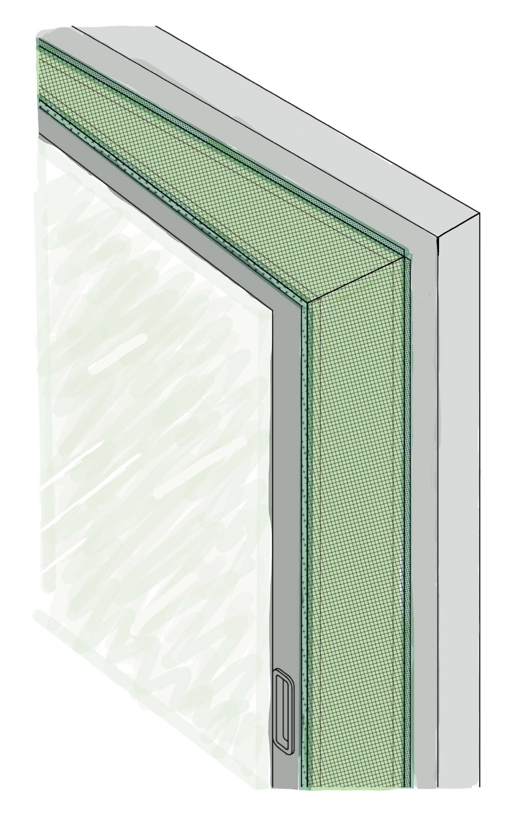 Arc Coverage Window GapGuard Screen | Patent-Pending Retrofit Window Screen Solution